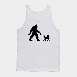 Bigfoot Walking his Poodle Tank Top